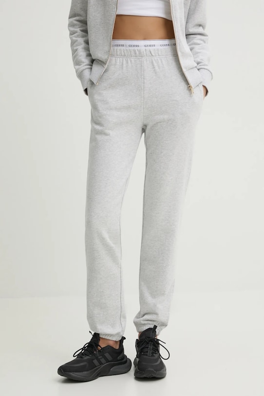 Tepláky Guess SOFIA jemný vzor šedá O5RB01.KCO31