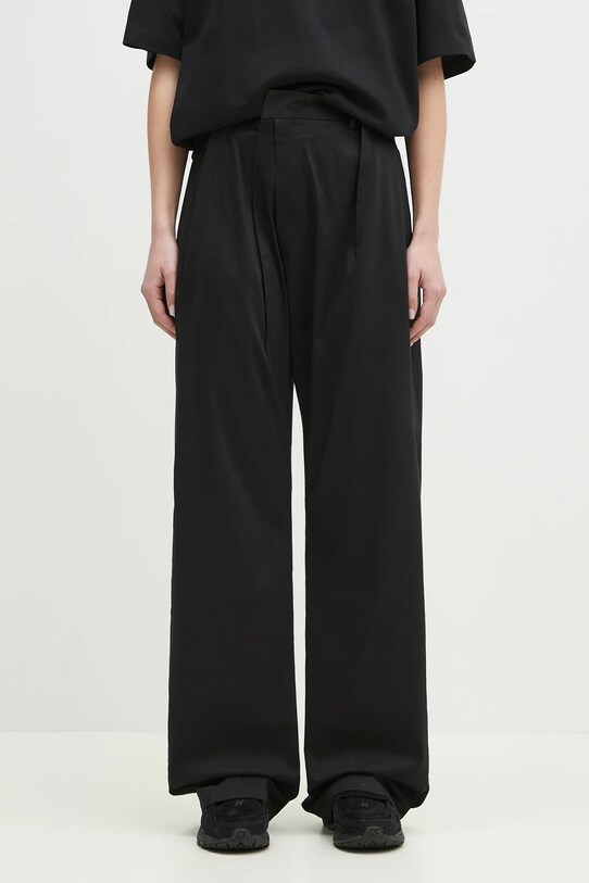 Штани MM6 Maison Margiela тканина чорний S52KA0530