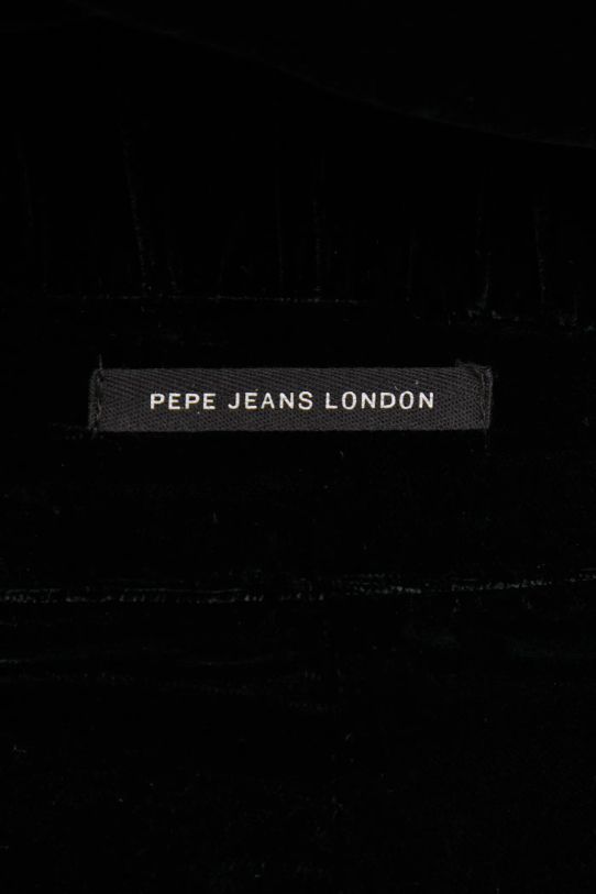 Брюки из велюра Pepe Jeans FRANCES чёрный PL211798