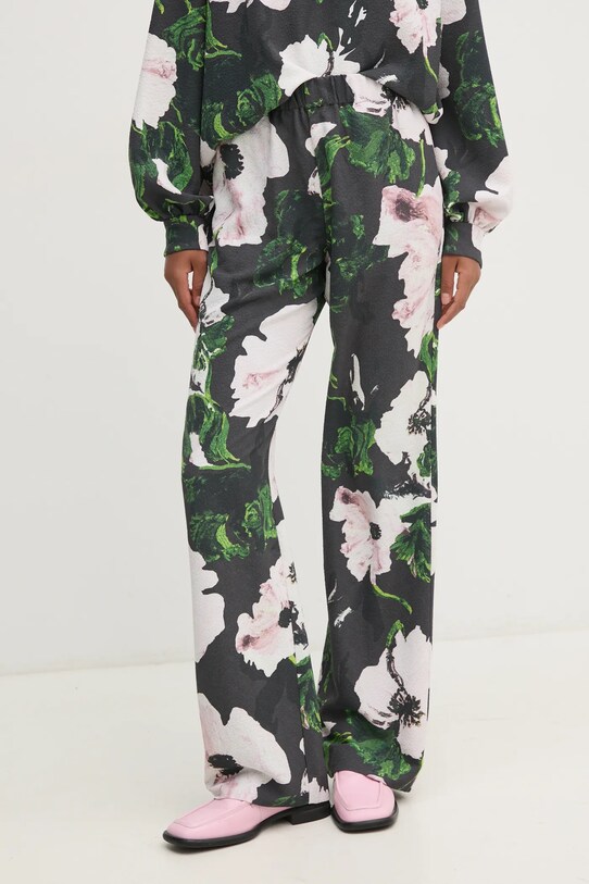 Stine Goya pantaloni cu modele gri SG.PS25.P009.2259