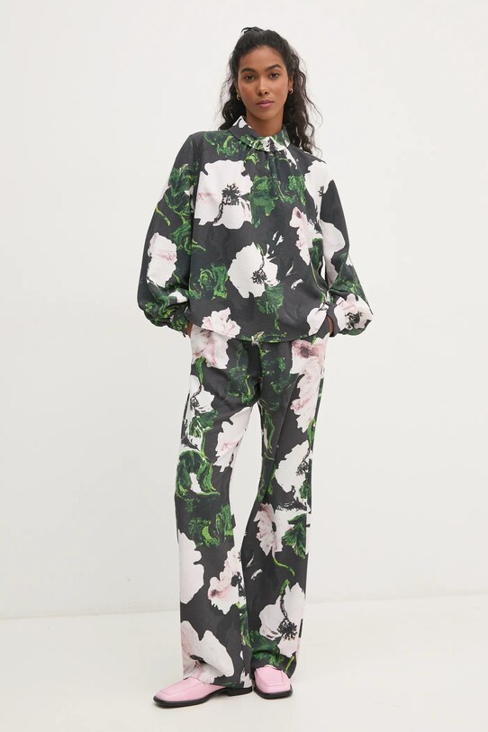 Stine Goya pantaloni SG.PS25.P009.2259 gri SS25