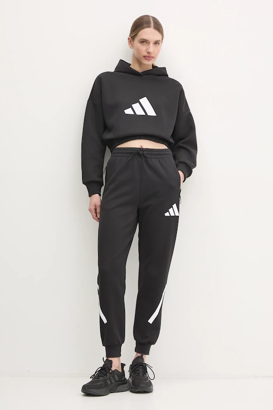 adidas pantaloni de trening Z.N.E. JC9309 negru SS25