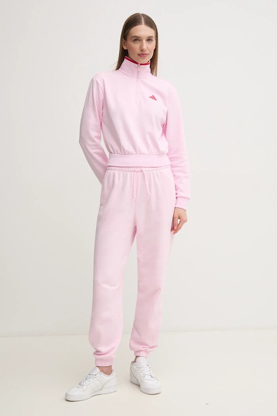 adidas pantaloni de trening Essentials Linear JC5956 roz SS25