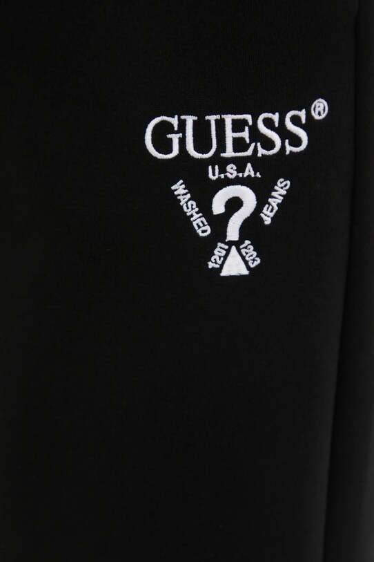 Guess pantaloni de trening ROBERTA negru V5RB12.KC3D2