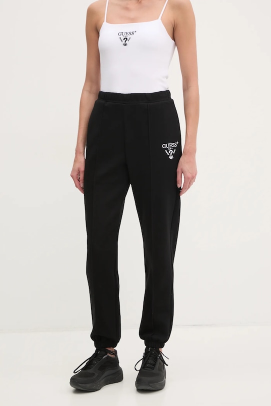 Tepláky Guess ROBERTA pletenina čierna V5RB13.KC3D2