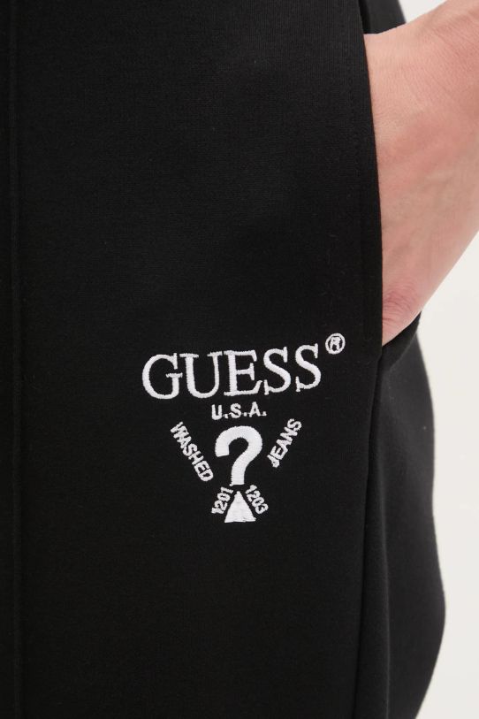 Guess pantaloni de trening ROBERTA negru V5RB13.KC3D2