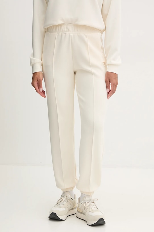 Tepláky Guess OLYMPE s elastanom béžová V5RB11.KCAY2