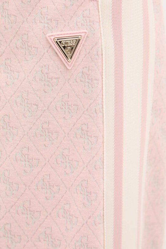 Guess spodnie dresowe JEAN różowy V5RB03.KCO90