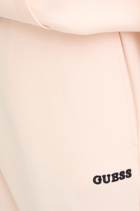 Guess spodnie dresowe MARGARET różowy V5RB02.KCLD1