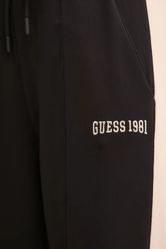 Guess pantaloni de trening SUZANNE negru V5RB00.KCO72