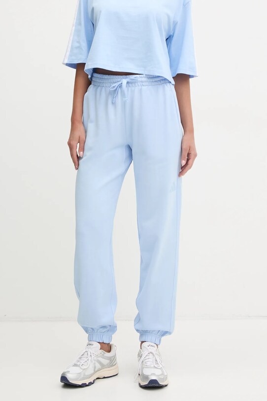 Bavlnené tepláky adidas ALL SZN bavlna modrá JD4723