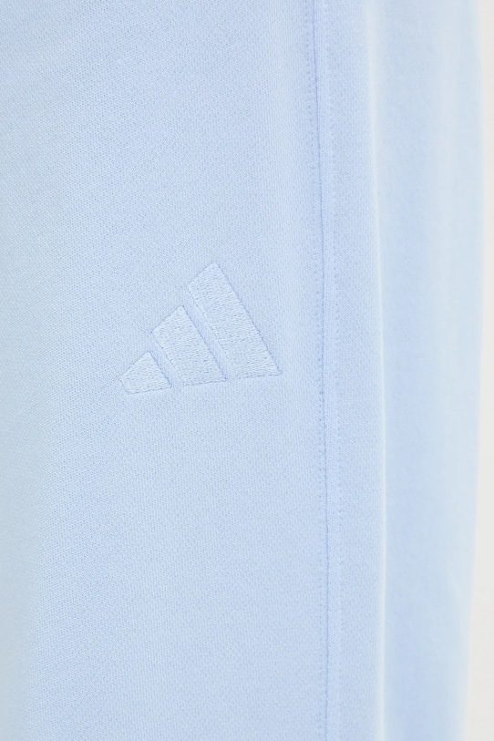 Bavlněné tepláky adidas ALL SZN modrá JD4723