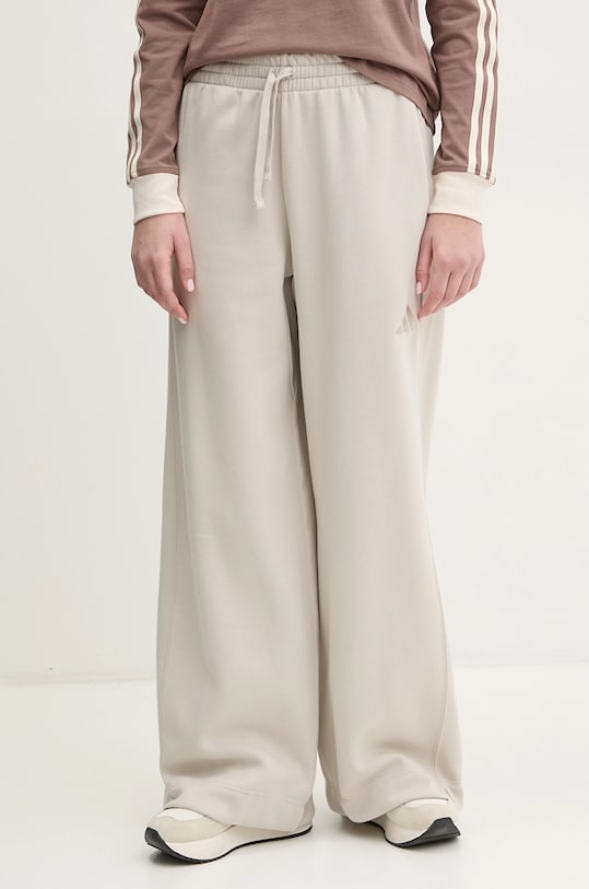 adidas pantaloni de trening ALL SZN tricotaj bej JJ1280