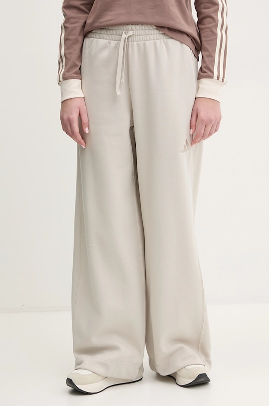 Tepláky adidas ALL SZN pletenina béžová JJ1280