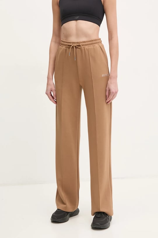 Спортивные штаны Guess GELSEY с эластаном зелёный V5RB19.KCOB2