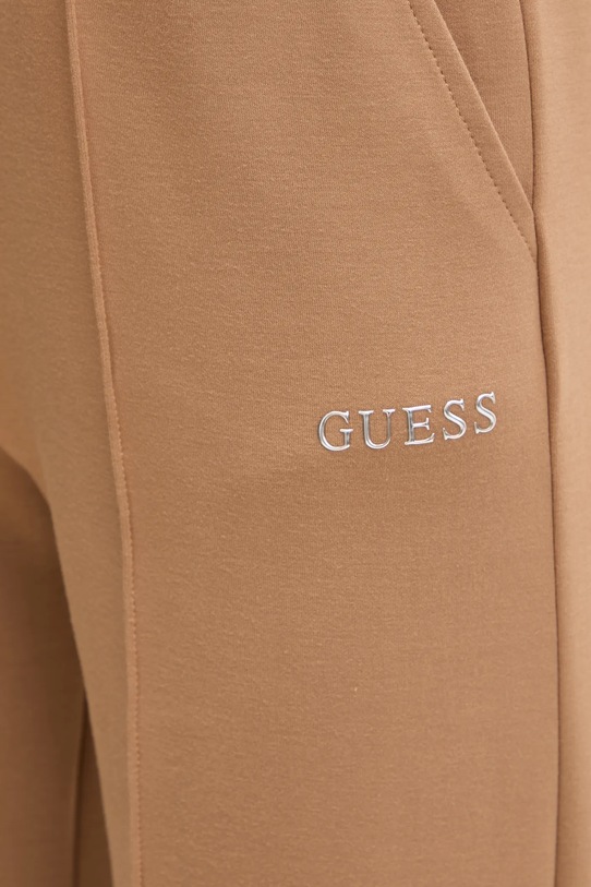 Guess spodnie dresowe GELSEY beżowy V5RB19.KCOB2