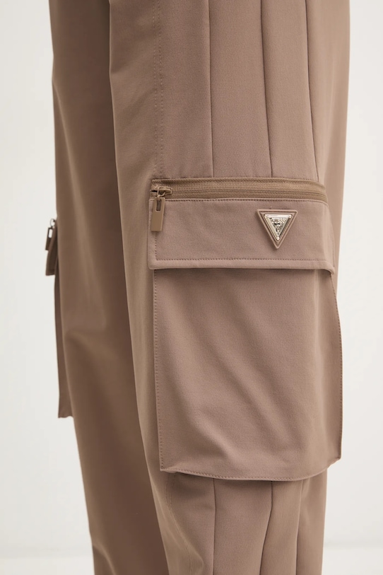 Tepláky Guess CHRIS hnědá V5RB10.WGUK0