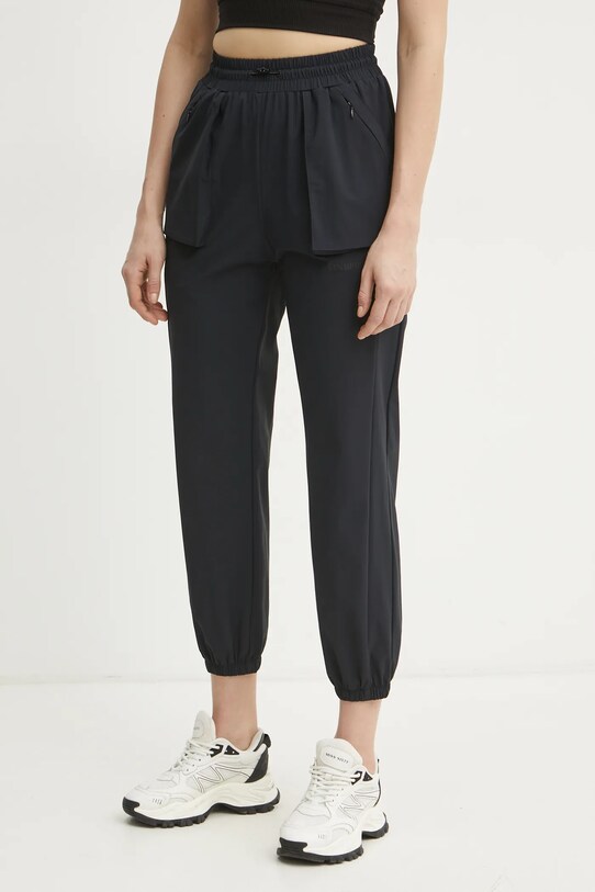 PLEIN SPORT pantaloni de trening negru SAEC.WJT2025.STE003N