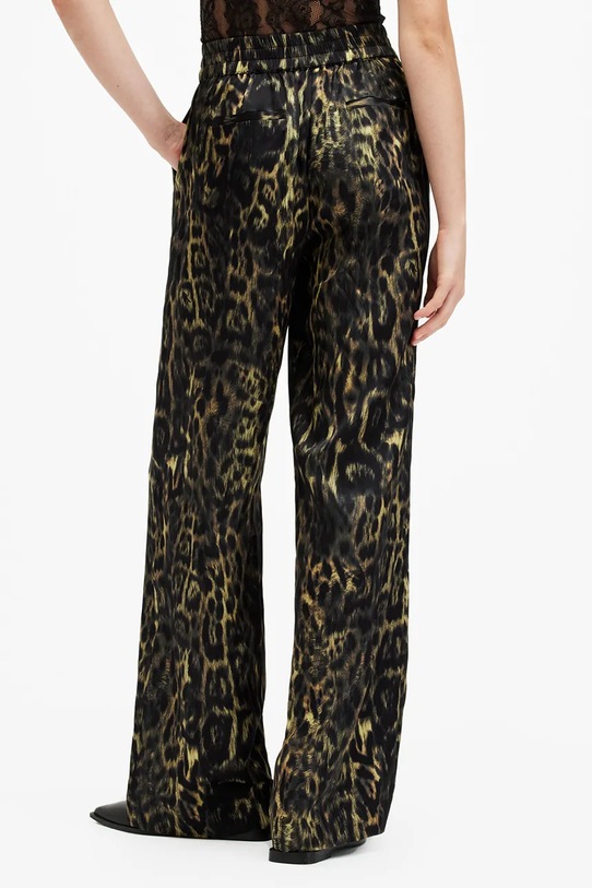 Vlnené nohavice AllSaints CHARLI W023TB viacfarebná