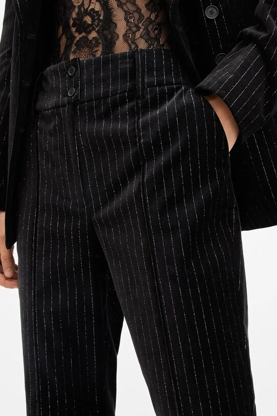 Îmbrăcăminte AllSaints pantaloni de bumbac SEVENH W027QB negru