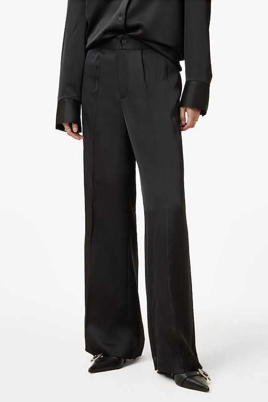 AllSaints pantaloni MYRTLE W031TB negru SS25