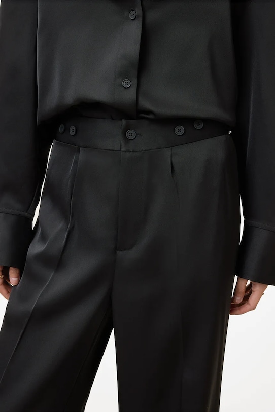 Îmbrăcăminte AllSaints pantaloni MYRTLE W031TB negru