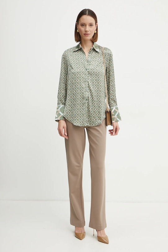 Guess pantaloni NEW ZOE W5RB30.KCMU2 bej SS25