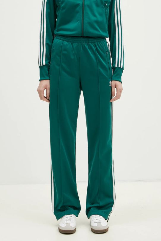 adidas Originals pantaloni de trening Firebird tricotaj verde JC8284