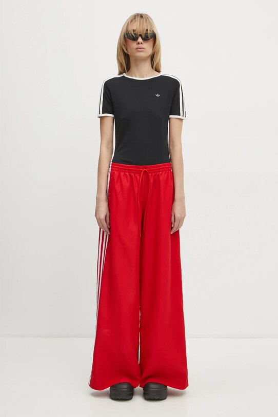 Donji dio trenirke adidas Originals OVERSIZED TP JD3388 crvena