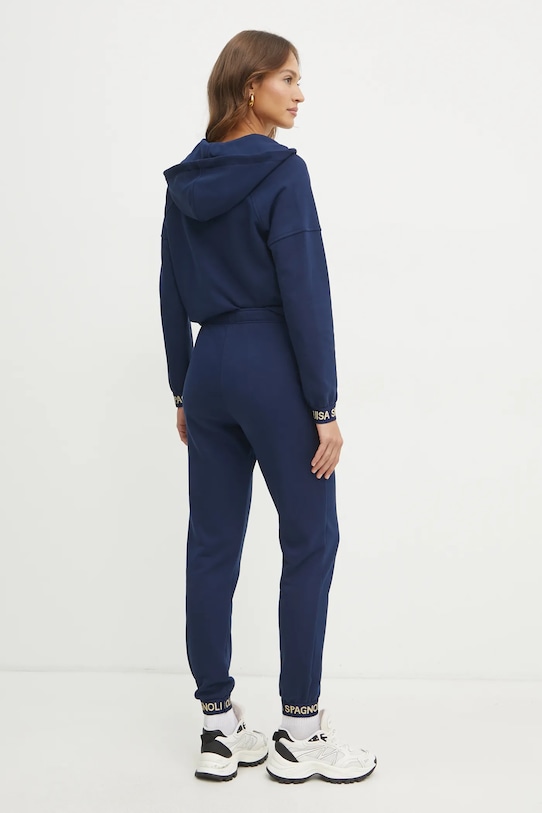 Abbigliamento Luisa Spagnoli pantaloni della tuta 541858 blu navy