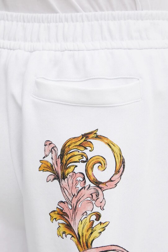 Хлопковые спортивные штаны Versace Jeans Couture белый 78HAA3P0.FS194