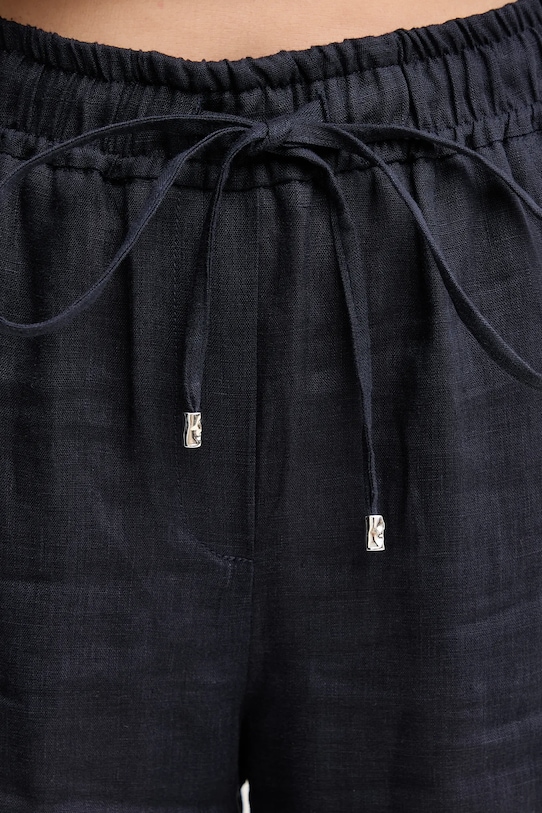 Marella pantaloni din in MATTINO bleumarin 2513131084