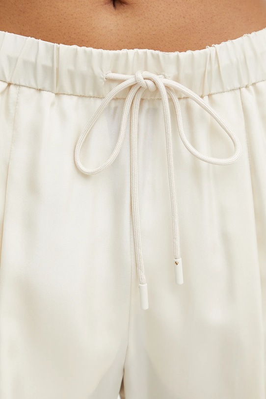 Marella pantaloni de mătase ABETAIA bej 2513131095