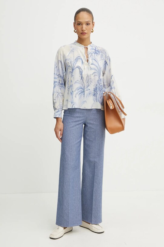 Marella pantaloni DOBLONE 2513131101 blu SS25