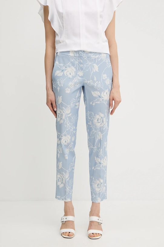 Marella spodnie INCOM tkanina niebieski 2513131182