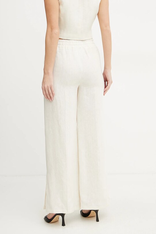 Îmbrăcăminte Marella pantaloni din in Emme by Marella 2515131072 bej