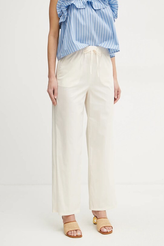 Marella pantaloni Emme by Marella drept bej 2515131152