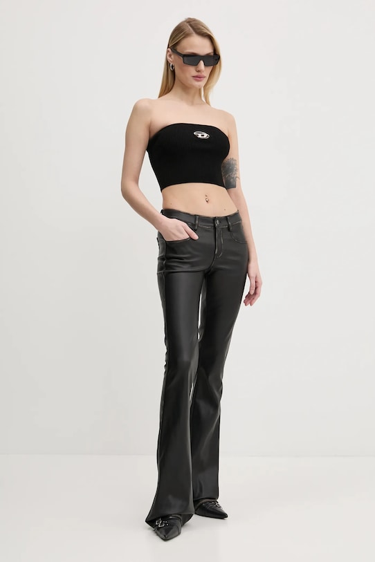 Diesel pantaloni P-STELLAR-Q1 TROUSERS A16701.0IKAR negru SS25