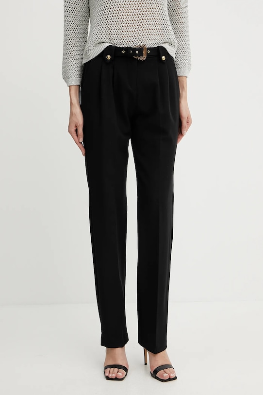 Versace Jeans Couture spodnie z elastanem czarny 78HAA111.N0356