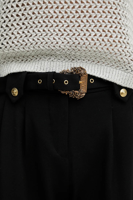 Odzież Versace Jeans Couture spodnie 78HAA111.N0356 czarny