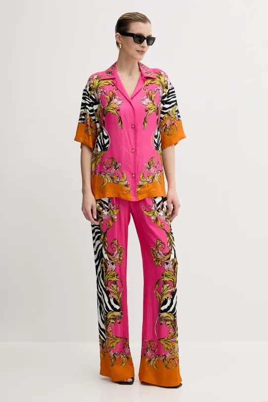 Versace Jeans Couture spodnie 78HAA1P2.NS653 różowy SS25