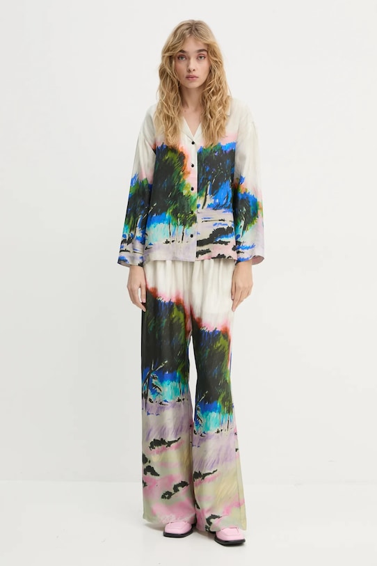 MUNTHE pantaloni ARUM 244140524418 bej SS25