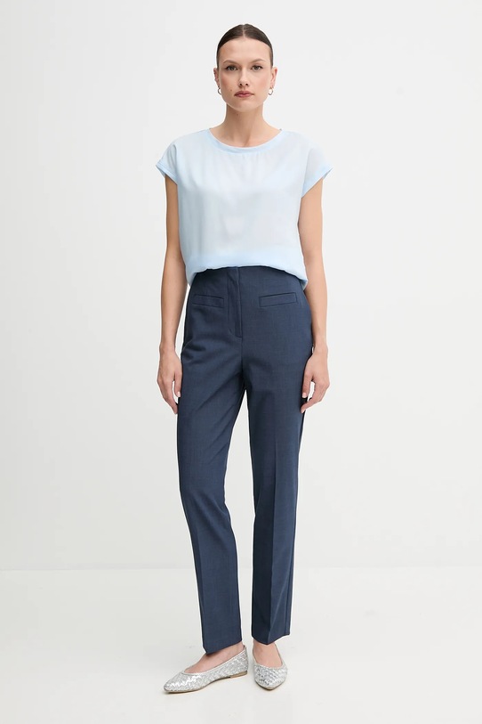 Sisley pantaloni 490TLF06J bleumarin SS25