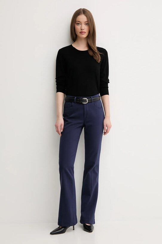 Sisley pantaloni 49MALF05G bleumarin SS25