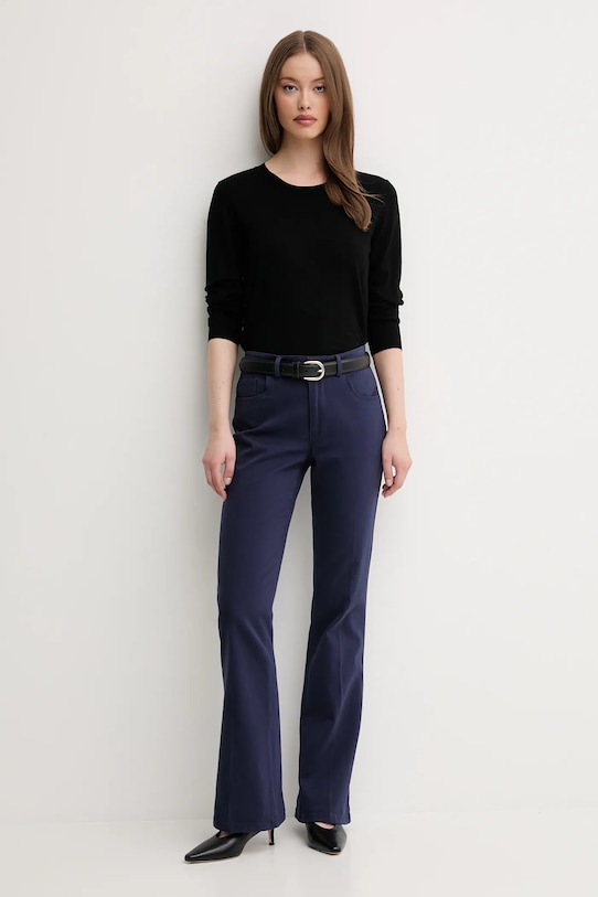 Nohavice Sisley 49MALF05G tmavomodrá SS25