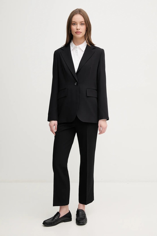 Sisley pantaloni 4KVXLE02X negru SS25