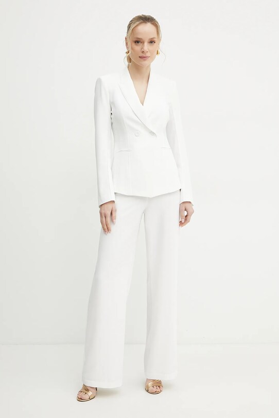 Patrizia Pepe pantaloni 2P1602.A411 alb SS25