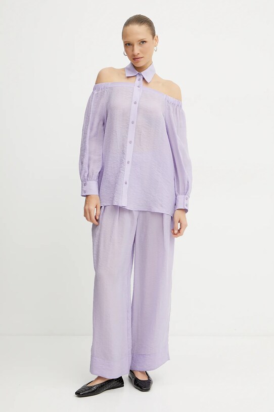 Штани Patrizia Pepe 2P1668.A600 фіолетовий SS25