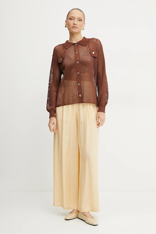 Patrizia Pepe pantaloni 2P1673.A057 bej SS25