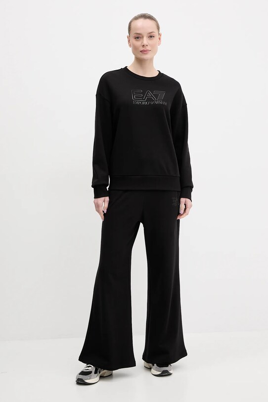 EA7 Emporio Armani pantaloni de trening AF12473.7W000106 negru SS25